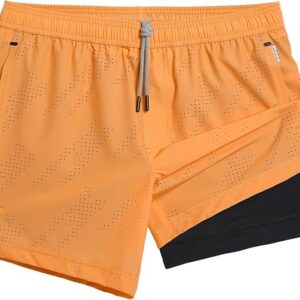 Maamgic Mens Shorts with compression Liner