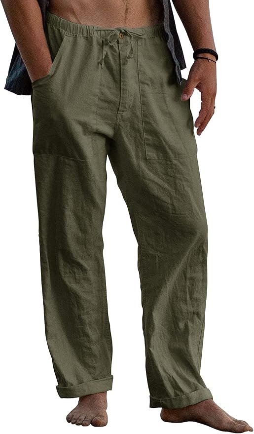 GAFENG Men’s Linen Pants
