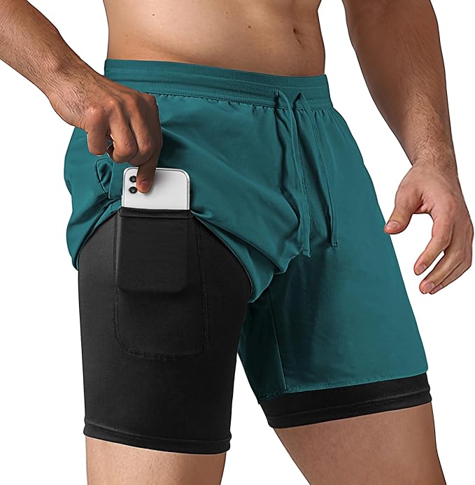 NIMOJIRO Men’s 2-in-1 Shorts